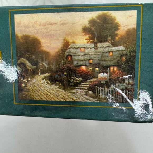 Thomas Kinkade New Olde Porterfield Tea Room 1000 Piece 27 x 20 Puzzle Sealed. - Picture 6 of 8